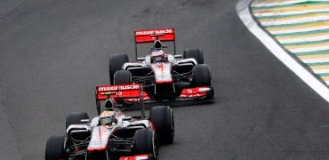 Lewis Hamilton and Jenson Button at Brazilian GP