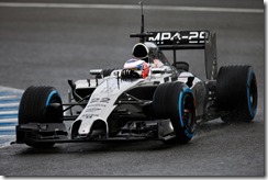 2014 F1 Pre Season Test 1 - Day 2
Circuito de Jerez, Jerez, Spain.
Wednesday 29 January 2014.
Jenson Button, McLaren MP4-29 Mercedes.
World Copyright: Glenn Dunbar/LAT Photographic.
ref: Digital Image _W2Q9002.JPG