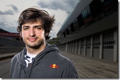 Carlos Sainz jr. poses for a portrait during the Red Bull Juniors Media Day in Spielberg Austria, on April 23rd, 2014 // Samo Vidic/Red Bull Content Pool // P-20140426-00051 // Usage for editorial use only // Please go to www.redbullcontentpool.com for further information. // 