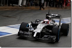 Circuit de Catalunya, Barcelona, Spain.
Tuesday 13 May 2014.
Jenson Button, McLaren MP4-29 Mercedes.
World Copyright: Sam Bloxham/LAT Photographic.
ref: Digital Image _SBL9737