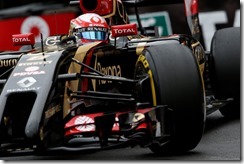 Monte Carlo, Monaco.
Thursday 22 May 2014.
Romain Grosjean, Lotus E22 Renault.
Photo: Andrew Ferraro/Lotus F1 Team.
ref: Digital Image _FER1499