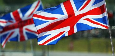 British Flag at Silverstone