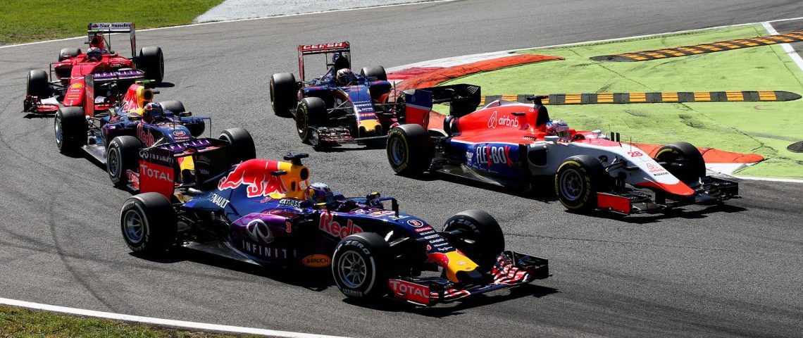 Daniel Ricciardo and Daniil Kvyat