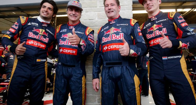 Carlos Sainz Jr and Max Verstappen USA GP